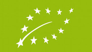 Bio-Siegel der Europäischen Union. Produkte mir diesem Siegel werden unter strengen Kontrollvorgaben erzeugt.